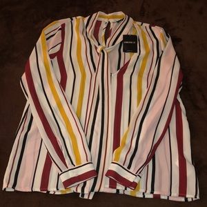 Cute Tie-Neck Blouse from Forever21